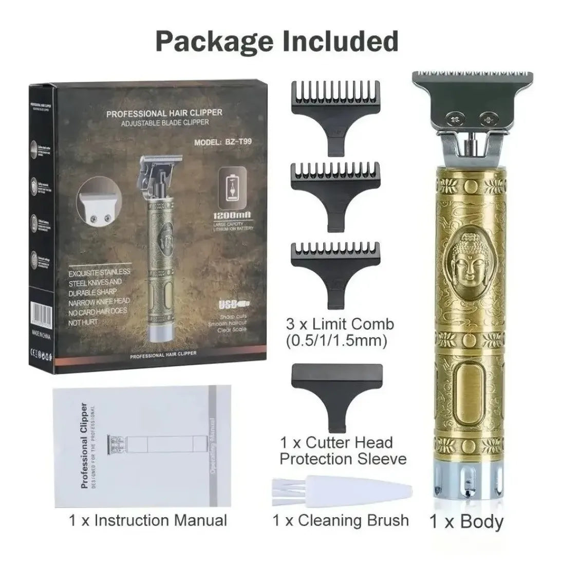MAQUINA PATILLERA BUDA T99 PELUQUERIA PELUQUERA RECARGABLE