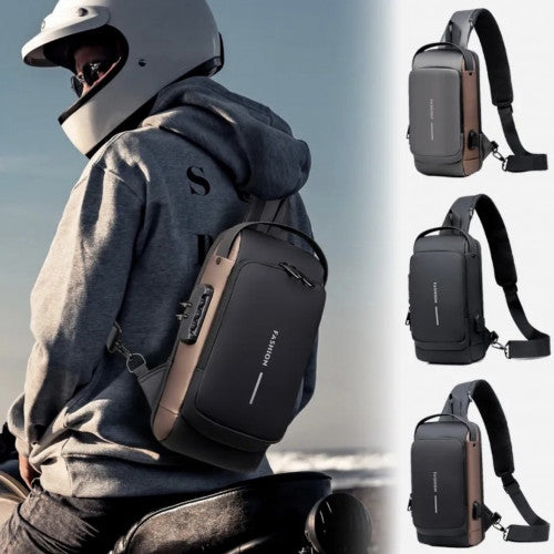 MOCHILA ANTIRROBO NEGRO COMPLETAMENTE DE MODA RESISTENTE AL DESGASTE