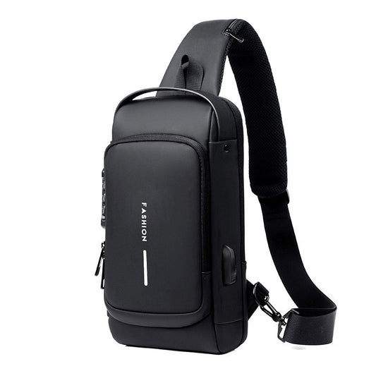 MOCHILA ANTIRROBO NEGRO COMPLETAMENTE DE MODA RESISTENTE AL DESGASTE