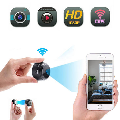 MINI CÁMARA A9 VIGILANCIA IP, WIFI, HD 1080P, REGISTRO VOCAL