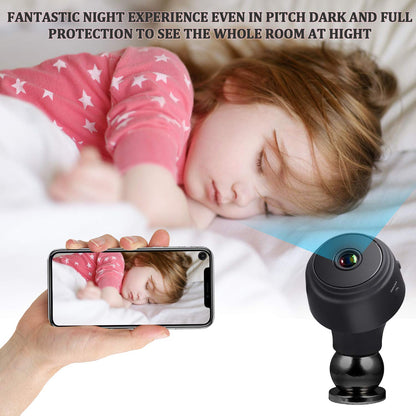 MINI CÁMARA A9 VIGILANCIA IP, WIFI, HD 1080P, REGISTRO VOCAL