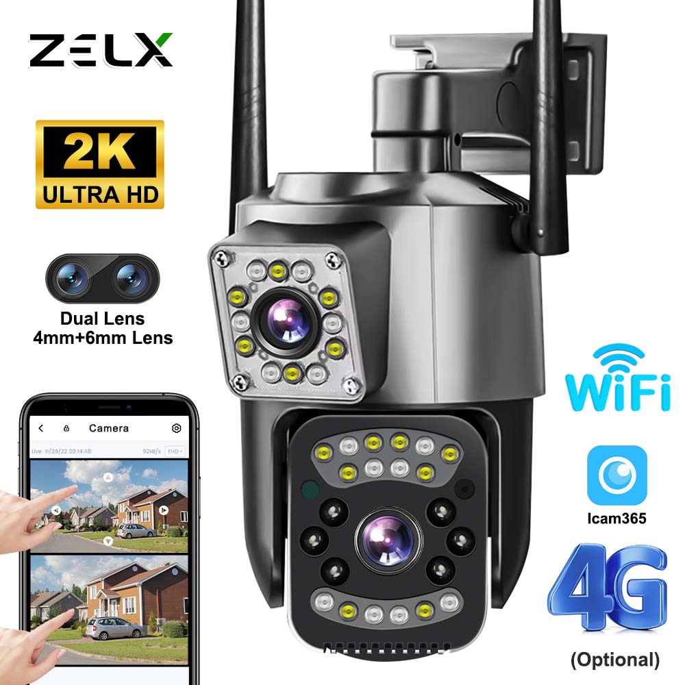 CAMARA DE SEGURIDAD PTZ DOBLE LENTE ALTA DEFINICION
