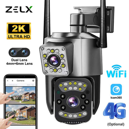 CAMARA DE SEGURIDAD PTZ DOBLE LENTE ALTA DEFINICION