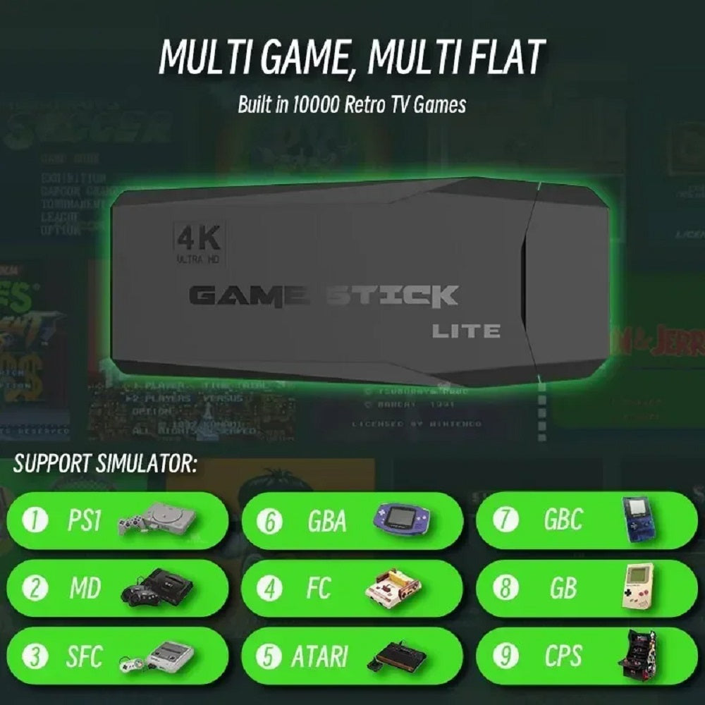 CONSOLA GAMESTICK VIDEOJUEGOS PORTÁTIL