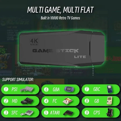 CONSOLA GAMESTICK VIDEOJUEGOS PORTÁTIL