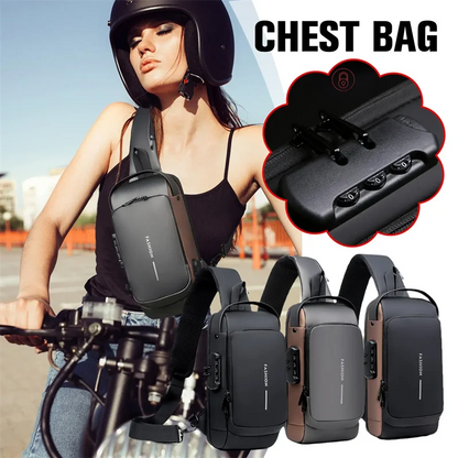 MOCHILA ANTIRROBO NEGRO COMPLETAMENTE DE MODA RESISTENTE AL DESGASTE
