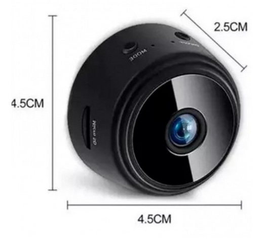 MINI CÁMARA A9 VIGILANCIA IP, WIFI, HD 1080P, REGISTRO VOCAL