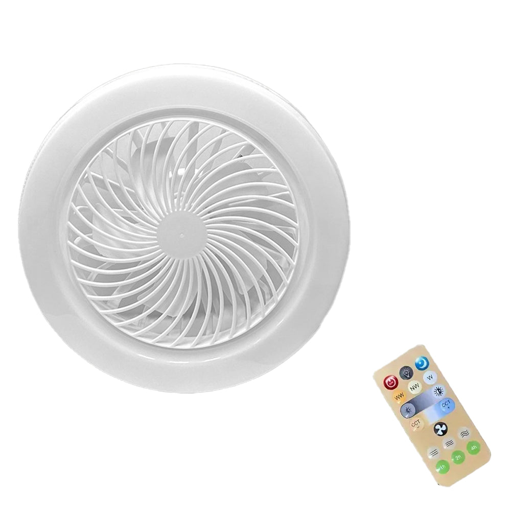 LAMPARA VENTILADOR CONTROL REMOTO 3 EN 1