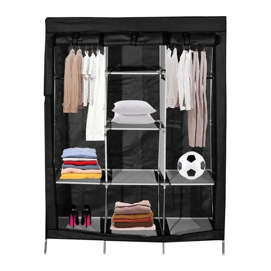 ARMARIO REF-106 NEGRO GRANDE 1,75X45X1,30MTS PLEGABLE